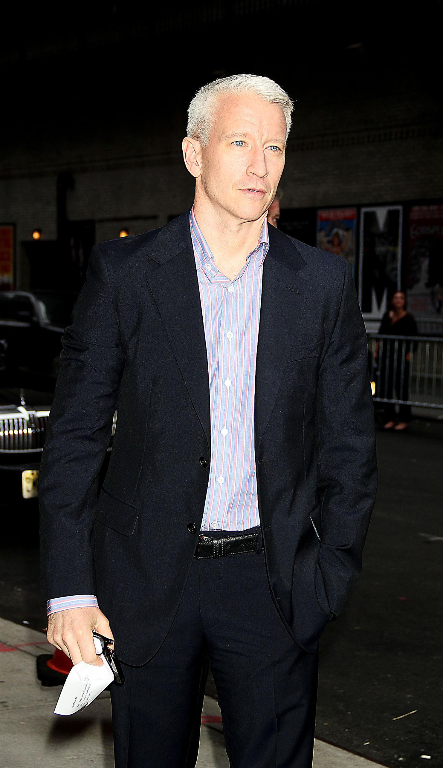 Anderson Cooper at the 'Late Show with David Letterman' | Picture 89257